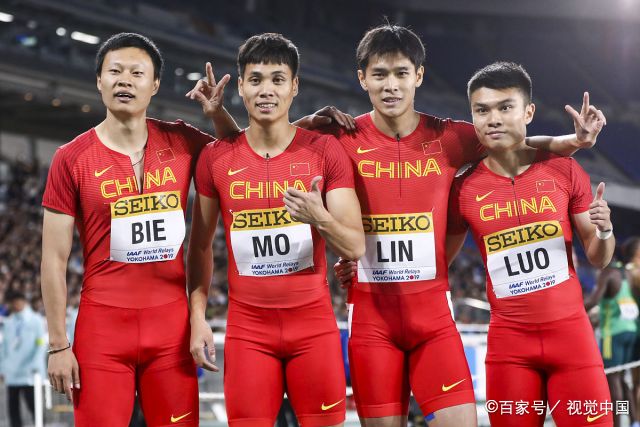 2019年5月12日,日本,2019世界田徑接力賽男子4x200米接力預賽,中國隊